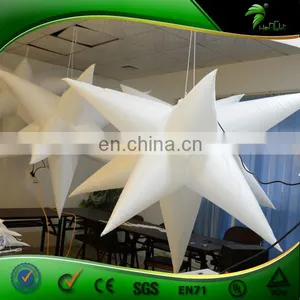 Stage Decorations Inflatable LED Ceiling Lighting Star Shaped Light Balloon thumbnail-5