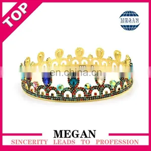 Princess Tiara Rhinestone Crown Jewelry Kings Crowns Bridal Tiara Wedding Hair Crown thumbnail-1