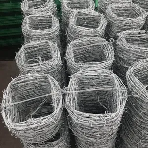 Best Price Hot Dipped Galvanized Weight of Barbed Wire per Meter Length/high Tensile Barbed Wire Price per Roll thumbnail-4