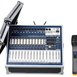 12 Channels Mixer With Amplifier 700W*2 & 2 Microphones thumbnail-1