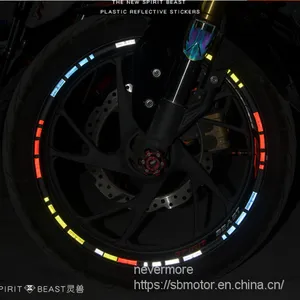 Spirit Beast Motorcycle Modified Diy Reflective Wheel Stickers Waterproof L1 thumbnail-2