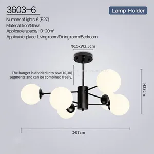 Nordic Chandelier Light Bulb thumbnail-1