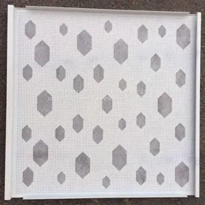 300x1200 Aluminum Plate Red Pattern Shopping Mall thumbnail-1