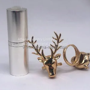 Novelty Lipstick Case With Ring Decoration Custom Lipstick Shell Lipstick Shell Supplier thumbnail-1