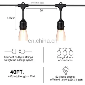 LED String Lights Waterproof Outdoor Festival Decorative Light Guirlande Lumineuse Led Fairy Light thumbnail-2