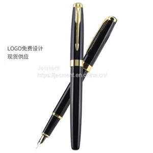 Chinese Fountain Pens,Fountain Pen Ink for Signature, 0.7mm Metal With Metal Hand Feeling thumbnail-4
