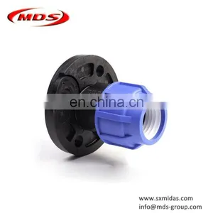 Shanxi Midas Factory Price of pp Compression Fittings Flanged Adaptor PN10 thumbnail-1