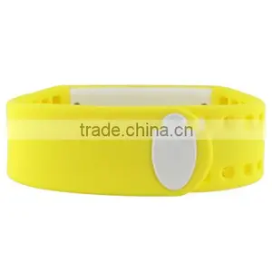 Multi-function Pedometer Watch 8GB USB Flash Drive Unisex LED Wristband Yellow thumbnail-4