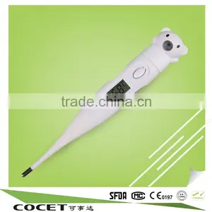 China Hot Sell Flexible Animal Cartoon Baby Kids Digital Thermometer With CE ROHS ISO EMC thumbnail-2