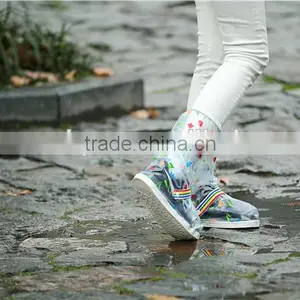 PVC Material Black Rain Shoe Cover,rain Boot thumbnail-1