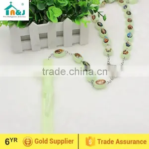 Professional Religious Factory Glow in the Dark Plastic Rosary Sell Well Item thumbnail-1
