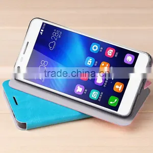 MOFi Case Funda Celular Housing for Huawei G628, Phone Handset Coque Leather Flip Back Cover for Huawei Ascend G628 thumbnail-2