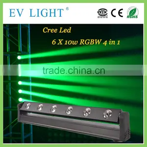 Stage Light Bar 6pcs*10w Rgbw Four in One Led Beam Lights thumbnail-6