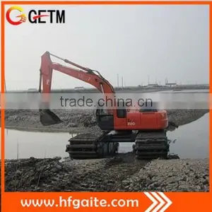 Floating Excavator Pontoons for 24T Excavator Assemble thumbnail-6