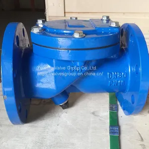 BS5153 DI Rubber Disc Swing Check Valve Ball Check Valve China Manufacturers Rubber Wedge Swing Check Valve thumbnail-1