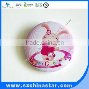 Roundness Pink Metal Keychain thumbnail-1