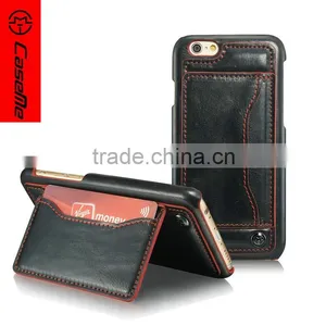 [CASEME] For IPhone 6/6s Case, Credit Card Insert Case for Apple IPhone 6/6s R64 Back Case With Card Slots thumbnail-1