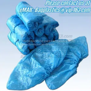 Safety Products, Anti-slip, Indoor Disposable, Medical Plastic, Shoe Covers, Waterproof PE CPE Material thumbnail-2