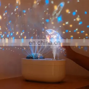 1000ml Large-capacity Water Tank Christmas Gift Children Night Light Romantic Projector Dual Outlet Humidifier thumbnail-1