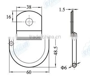 04409 Wire Key Ring Truck Lashing Ring thumbnail-2