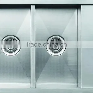 Stainless Steel Kitchen Sink With Double Bowl thumbnail-1