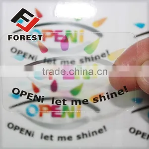 Cosmetics Clear Epoxy Resin Sticker, Adhesive Sticker, Paper Rolled Label. thumbnail-3