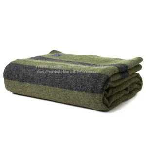 High Quality 100%wool Military Blanket/Army Blanket thumbnail-5