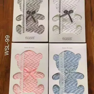 Acrylic Baby Shawl With Box Baby Gift Baby Sweadle thumbnail-1