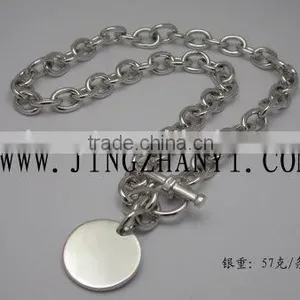 Charming Silver Necklace ORDER-11710N(Custom Design) thumbnail-1