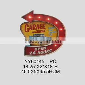 LED METAL DECOR-AUTO RETOR DECOR-GAS BAR DECOR thumbnail-1