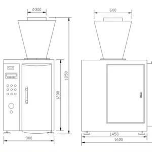 5 Kg 25 Kg Vacuum Valve Bag Filler Automatic Valve Bag Powder Filling Machine thumbnail-5