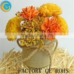 Votive Holder Cups Burlap /Burlap Mason Jar Vase / Glass Bowl For Bar thumbnail-1