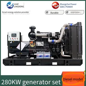 Shanghai Diesel Engine e Series Diesel Power, 280kw Generator Set in Shenyang, 20000h High-reliability and Durability Test thumbnail-2