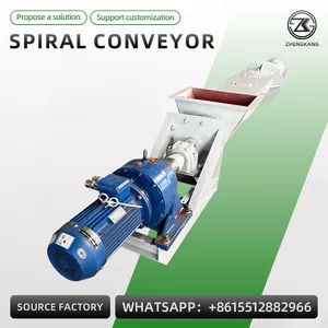 Stainless Steel Screw Conveyor Industrial Auger Conveyor For Dust Coal Ash Cement thumbnail-3