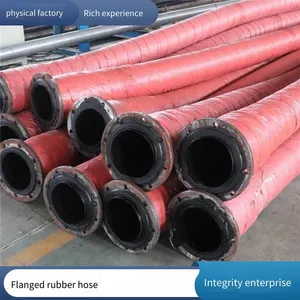 Wear-resistant Sand-suction Large-diameter Rubber Flange Pipe, Corrosion-resistant, Suitable for Oilfield Development, Etc. Ample Supply From Langfeng Manufacturer thumbnail-2