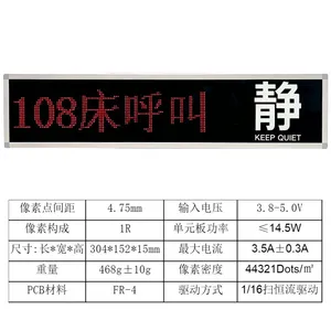 Dual-sided LED Displays for Hospital Corridors With Voice Broadcast Function, Medical Queue Calling Screens for Nursing Homes & Senior Apartments thumbnail-5