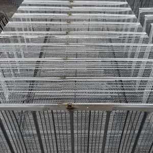 Hot Dipped Galvanized Grouting Expanded Metal Mesh With Ribs, 1.5mm Thick, 12x25mm Elongated Opening, 2m Length thumbnail-2