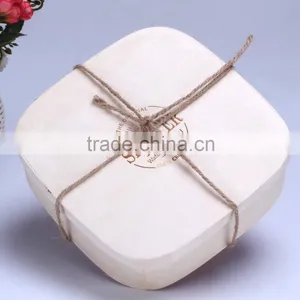 Wooden Packing Industrial Use and Handmade Feature Chocolate Cheese Wooden Poplar Bark Packing thumbnail-3