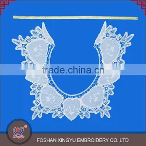 Wholesale Hot-selling Custom Fashion Cotton Lady Neck Collar Design Embroidery Collar for Women thumbnail-1