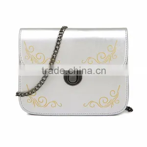Elegant Cube Shoulder Bags Chain Shoulder Bag Ladies Dinner pu Handbag Women Bag thumbnail-3