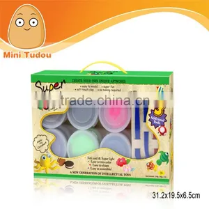 DIY Super Clay New Item Modeling Clay Color Mud Canned Gift Box Packaging NO.3301B thumbnail-4