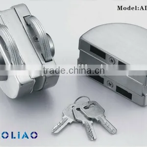 Hot Sale AD-002A Stainless Steel Glass Door Lock thumbnail-1