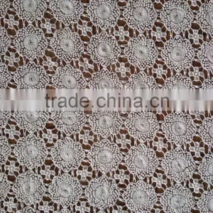 2016 Chemical Lace Cotton Fabric Lace Dress Designs Wholesale thumbnail-4