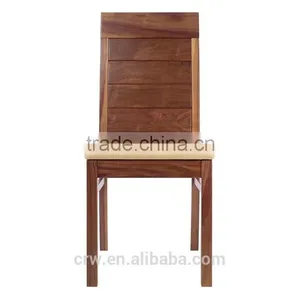 RCH-4093 Oak High Back Chair With Solid Wood Back Rest And Beige Seat Pad Quality Choice thumbnail-2