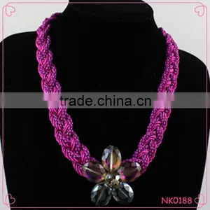2015 Fashion Latesr Design Jewelry Chain Necklace Thick Flower Necklace thumbnail-1