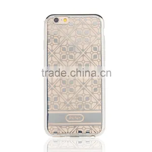 For IPhone 6 Case, Electroplate Ultra Thin Clear Soft TPU Case for IPhone thumbnail-4