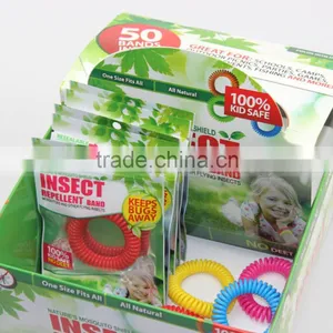 Plastic Spring Mosquito Bracelet Band thumbnail-3