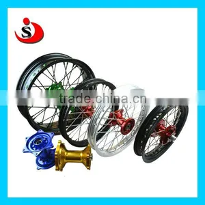 Motorcycle Wide Wheels & Supermoto Steel /Aluminum Alloy Wheel / Rim With CNC Hubs thumbnail-1