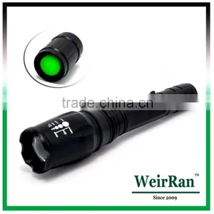 (120233) Rechargeable Aluminum Alloy Long Distance Led Torch Zoom Flashlight thumbnail-1