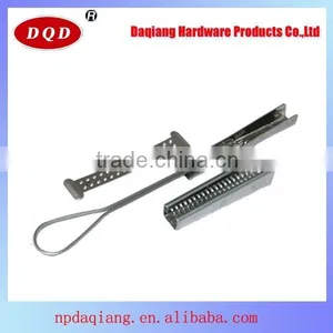 Electric Power Fitting 3 Knots for 1-2 Pair SS201 Drop Wire Rope Clamp thumbnail-1